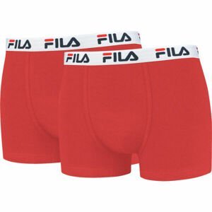 Fila MAN BOXERS 2 PACK Pánské boxerky, červená, velikost M