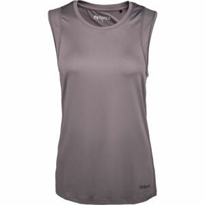 Fitforce ARTESINA Dámský fitness top, šedá, velikost XS