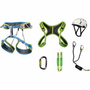 OCÚN VIA FERRATA WEBEE + CHEST PAIL SET Ferratový set, modrá, velikost M