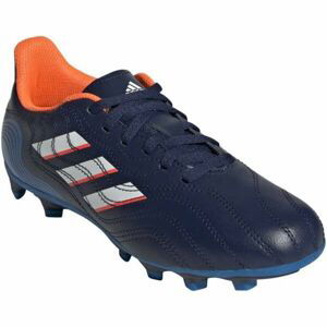 adidas COPA SENSE.4 FXG J Dětské kopačky, Tmavě modrá,Bílá, velikost 28