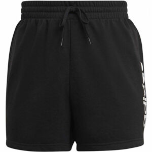 adidas LIN FT SHORTS Dámské šortky v plus size, černá, velikost