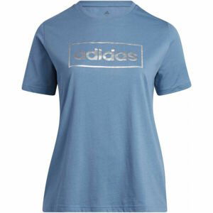 adidas FL BX G T IN Dámské sportovní tričko v plus size, modrá, velikost 2x