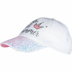 Lewro TAISA Dívčí čepice s kšiltem, bílá, velikost 12-15