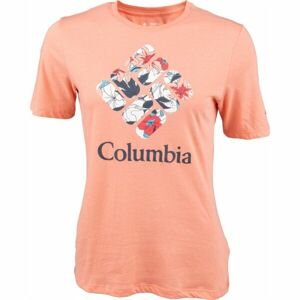 Columbia BLUEBIRD DAY RELAXED CREW NECK Dámské tričko, lososová, velikost XL