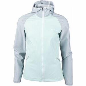 Columbia HEATHER CANYON HOODDED JACKET Dámská softshelová bunda, Světle zelená,Šedá,Bílá, velikost XS