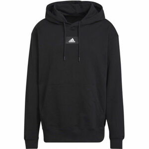 adidas FEELVIVID HOODIE Pánská mikina, černá, veľkosť M