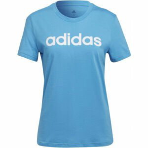 adidas LINEAR TEE Dámské tričko, modrá, veľkosť L