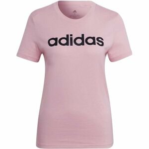 adidas LINEAR Dámské tričko, růžová, veľkosť L