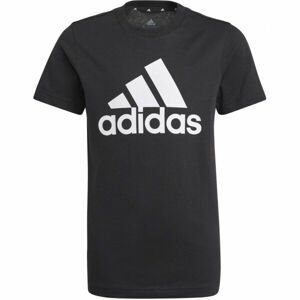 adidas BIG LOGO TEE Chlapecké tričko, černá, veľkosť 140