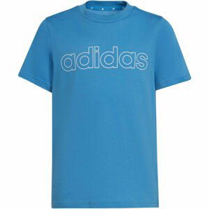 adidas LINEAR TEE Chlapecké tričko, modrá, velikost