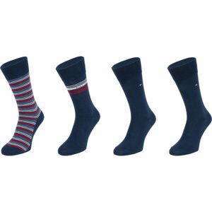 Tommy Hilfiger MEN SOCK 4P TIN GIFTBOX STRIPE  43 - 46 - Pánské ponožky