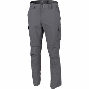 Columbia SILVER RIDGE II CONVERTIBLE PANT Pánské outdoorové kalhoty, šedá, velikost 36/32