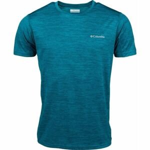 Columbia ALPINE CHIL ZERO SHORT SLEEVE CREW Pánské funkční tričko, modrá, velikost S