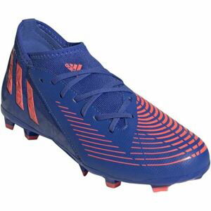 adidas PREDATOR EDGE.3 FG J Dětské kopačky, modrá, velikost 38 2/3