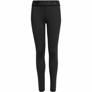 adidas TECHFIT TIGHT LEGGINGS Dívčí sportovní legíny, černá, veľkosť 140