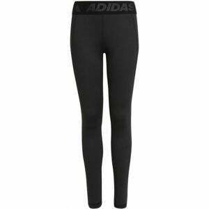 adidas TECHFIT TIGHT LEGGINGS Dívčí sportovní legíny, černá, veľkosť 164