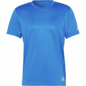 adidas RUN IT TEE Pánské běžecké tričko, modrá, velikost XXL
