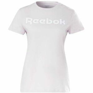 Reebok TE GRAPHIC TEE Dámské triko, Fialová,Bílá, velikost XS