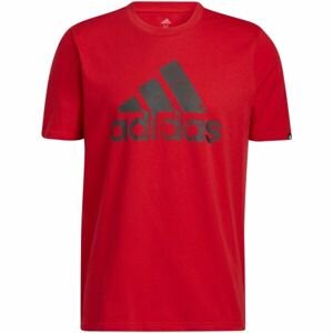 adidas BRUSH G TEE Pánské tričko, červená, velikost L