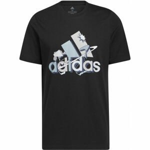 adidas FLUID Pánské tričko, černá, veľkosť S