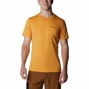 Columbia ZERO RULES SHORT Pánské triko, Oranžová, velikost L
