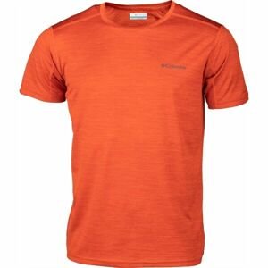 Columbia ALPINE CHILL™ ZERO SHORT SLEEVE CREW Pánské funkční tričko, červená, velikost XXL