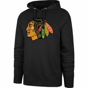 47 NHL CHICAGO BLACKHAWKS IMPRINT BURNSIDE HOOD Klubová mikina, černá, velikost M