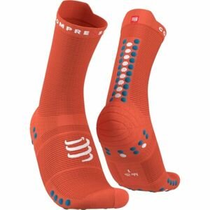 Compressport PRO RACING SOCK v4.0 RUN HIGH Běžecké ponožky, oranžová, velikost T1