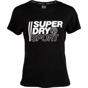 Superdry CORE SPORT GRAPHIC TEE Pánské tričko, černá, velikost S