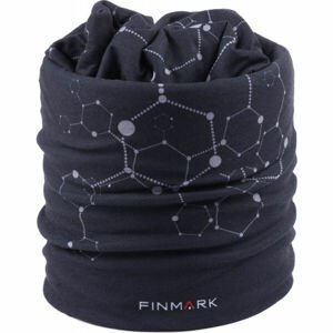 Finmark FSW-103 Multifunkční šátek, Černá,Šedá, velikost