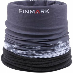 Finmark FSW-116 Multifunkční šátek, Tmavě šedá,Bílá, velikost