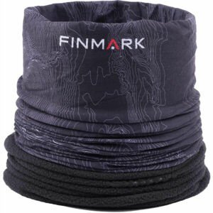 Finmark FSW-117 Multifunkční šátek, Černá,Bílá, velikost