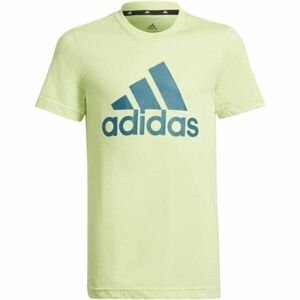 adidas BIG LOGO TEE Chlapecké tričko, světle zelená, veľkosť 140