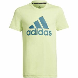 adidas BIG LOGO TEE Chlapecké tričko, světle zelená, velikost