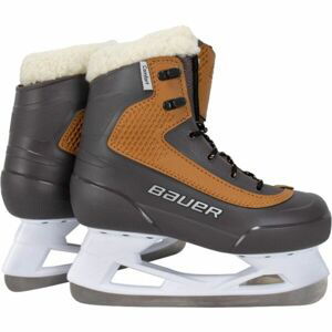 Bauer REC ICE UNISEX SR - WHISTLER Lední brusle, tmavě šedá, veľkosť 44