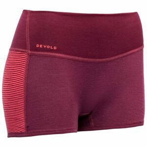 Devold TUVEGGA SPORT AIR WOMAN BOXER Vínová S - Dámské boxerky Devold