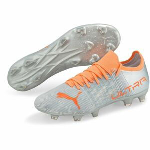 Puma ULTRA 3.4 FG/AG Pánské kopačky, stříbrná, velikost 45