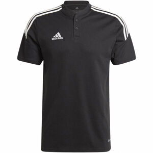 adidas CONDIVO 22 POLO SHIRT Pánské polo tričko, černá, velikost