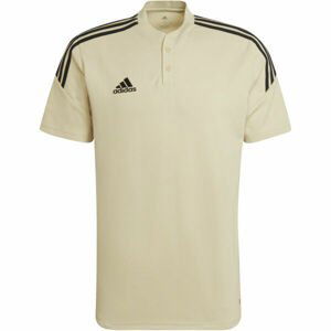 adidas CON22 POLO Pánské polo tričko, žlutá, velikost XS