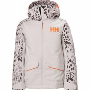 Helly Hansen JR SNOWANGEL JACKET Růžová 12 - Dívčí lyžařská bunda