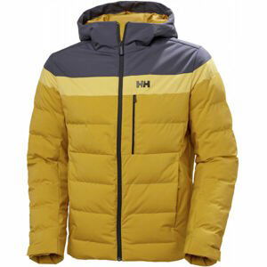 Helly Hansen BOSSANOVA PUFFY JACKET Hnědá XL - Pánská lyžařská bunda