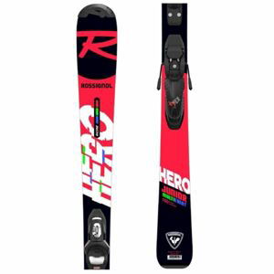 Rossignol HERO JR KID + KID 4 Juniorské sjezdové lyže, červená, velikost 110