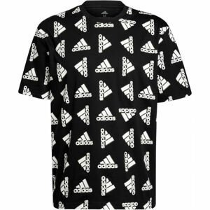 adidas Q4 BLUV TEE Pánské tričko, černá, veľkosť M