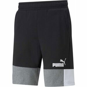 Puma ESS+ BLOCK SHORTS 10 TR Pánské kraťasy, černá, veľkosť S