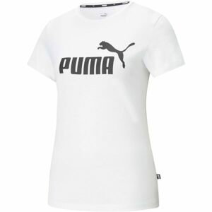 Puma ESSENTIALS LOGO TEE Dámské triko, bílá, veľkosť XL