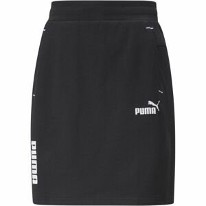 Puma POWE COLORBLOCK SKIRT Dámská sukně, černá, velikost