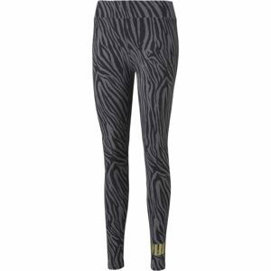 Puma ESS+ TIGER AOP LEGGINGS Černá L - Dámské legíny