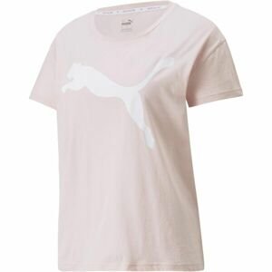Puma RTG LOGO TEE Dámské triko, růžová, velikost