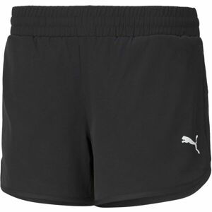 Puma ACTIVE 4 WOVEN SHORTS Dámské šortky, černá, velikost