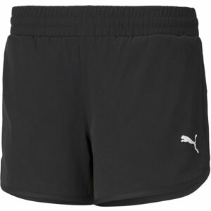 Puma ACTIVE 4 WOVEN SHORTS Dámské šortky, černá, velikost S